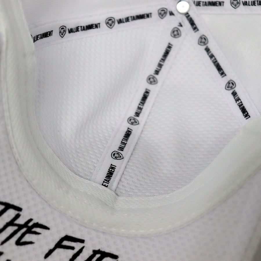 VT Shield Future Looks Bright White Performance Hat with Velcro Closure - Perfect for Running, Golf, and Outdoor Sports