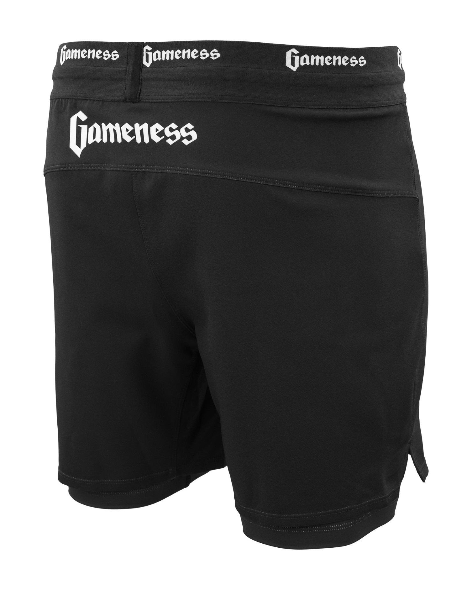 Gameness Men's Pulse Lined Pro Grappling Shorts - MMA BJJ Training & Competition Fight Shorts for Grapplers