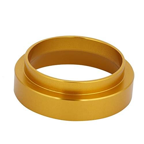 Premium 58MM Aluminum Espresso Dosing Funnel - Universal Coffee Powder Dispenser for Barista Tools & Coffee Maker Accessories (Gold) - Perfect for Home Brewing & Professional Espresso Machines