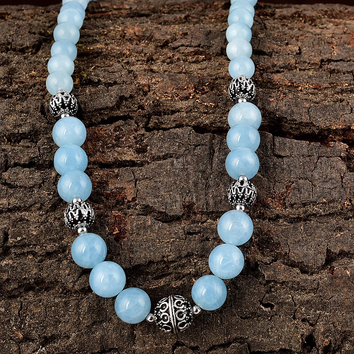 Natural Blue Gemstone Necklace - Elegant Jewelry Gift for Women & Men - Perfect for Birthday, Anniversary, Christmas & Halloween Parties - Ideal for Date Nights, Weddings & Special Occasions