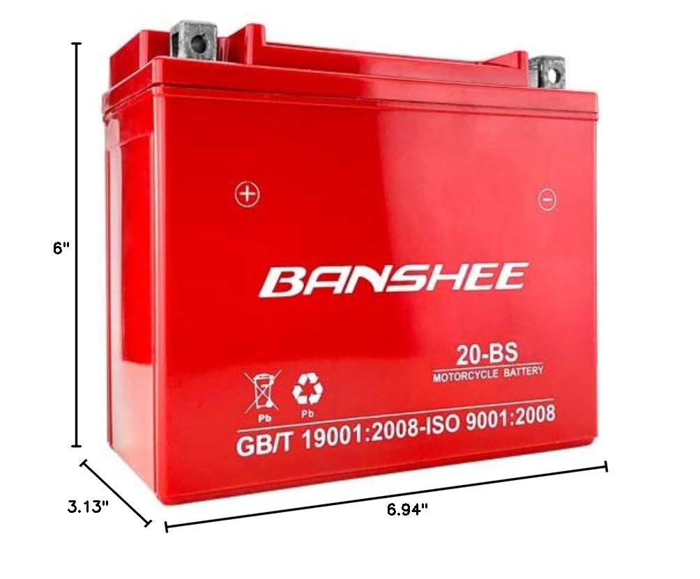 YTX20-BS Motorcycle Battery for Harley - 4 Year Warranty - Long Ride Ready