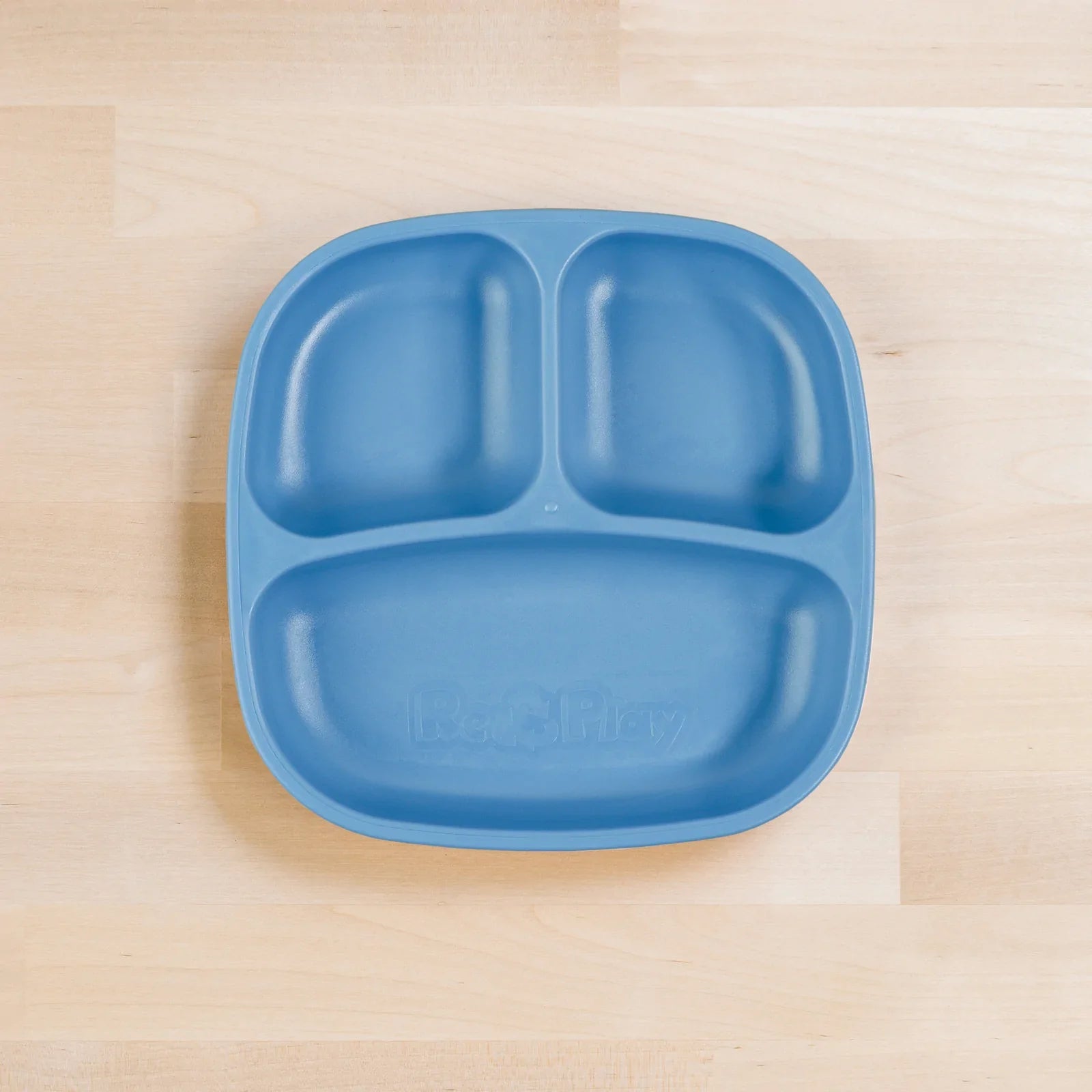 RePlay Divided Plate - BPA-Free Toddler Feeding Dish with 3 Compartments for Easy Meal Separation | Perfect for Kids, Babies & Picky Eaters at Home or Daycare