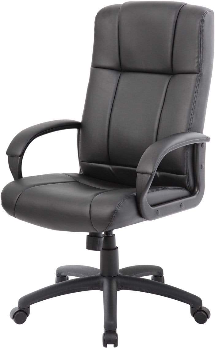 Boss Caressoft Executive High Back Ergonomic Office Chair [B7901] - Perfect for Home Office, Conference Rooms & Executive Suites