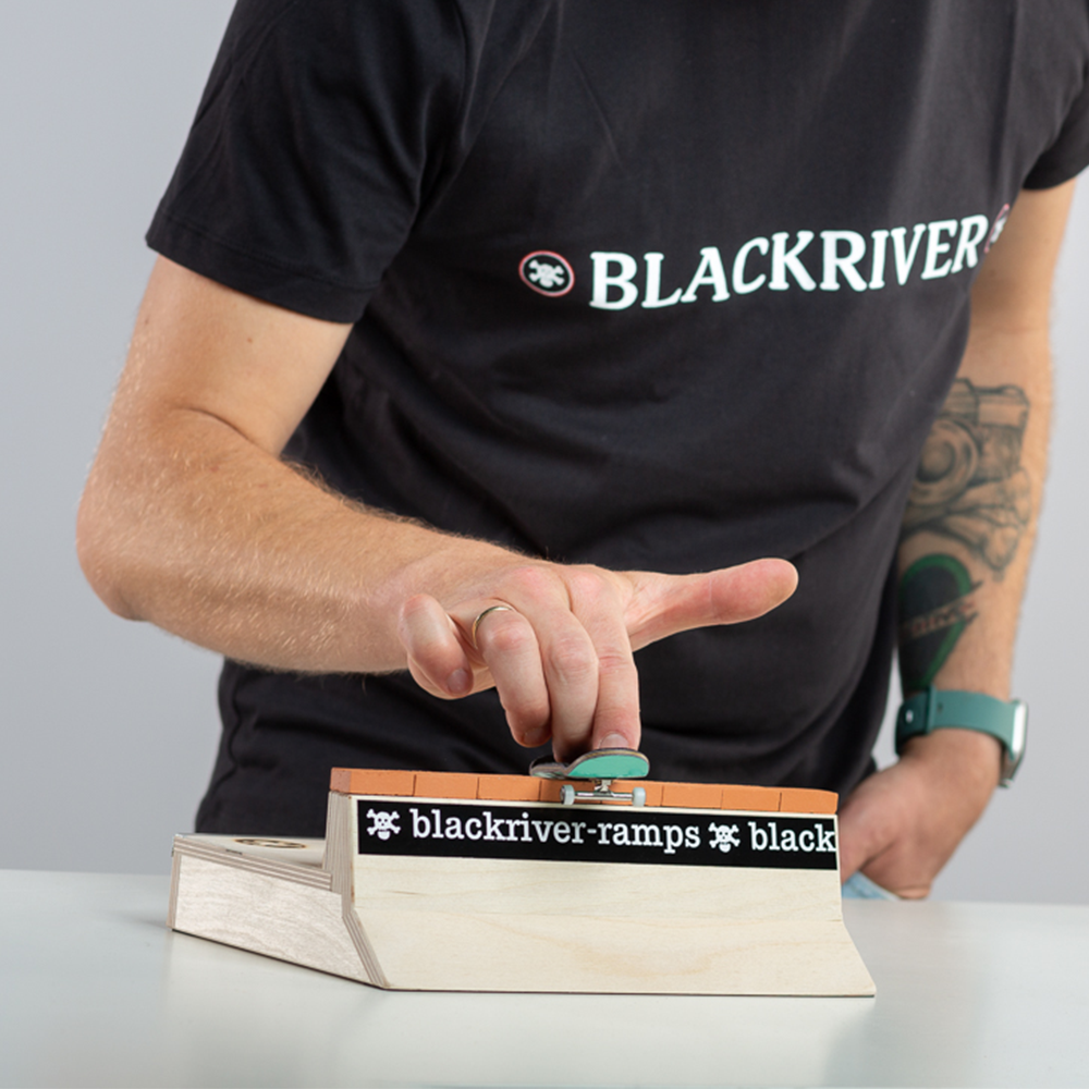 Blackriver Fingerboard Ramps - Jay Ramp Dos | Premium Tech Deck Skateboard Ramps for Fingerboarding | Perfect for Skate Park Replicas & Indoor Practice