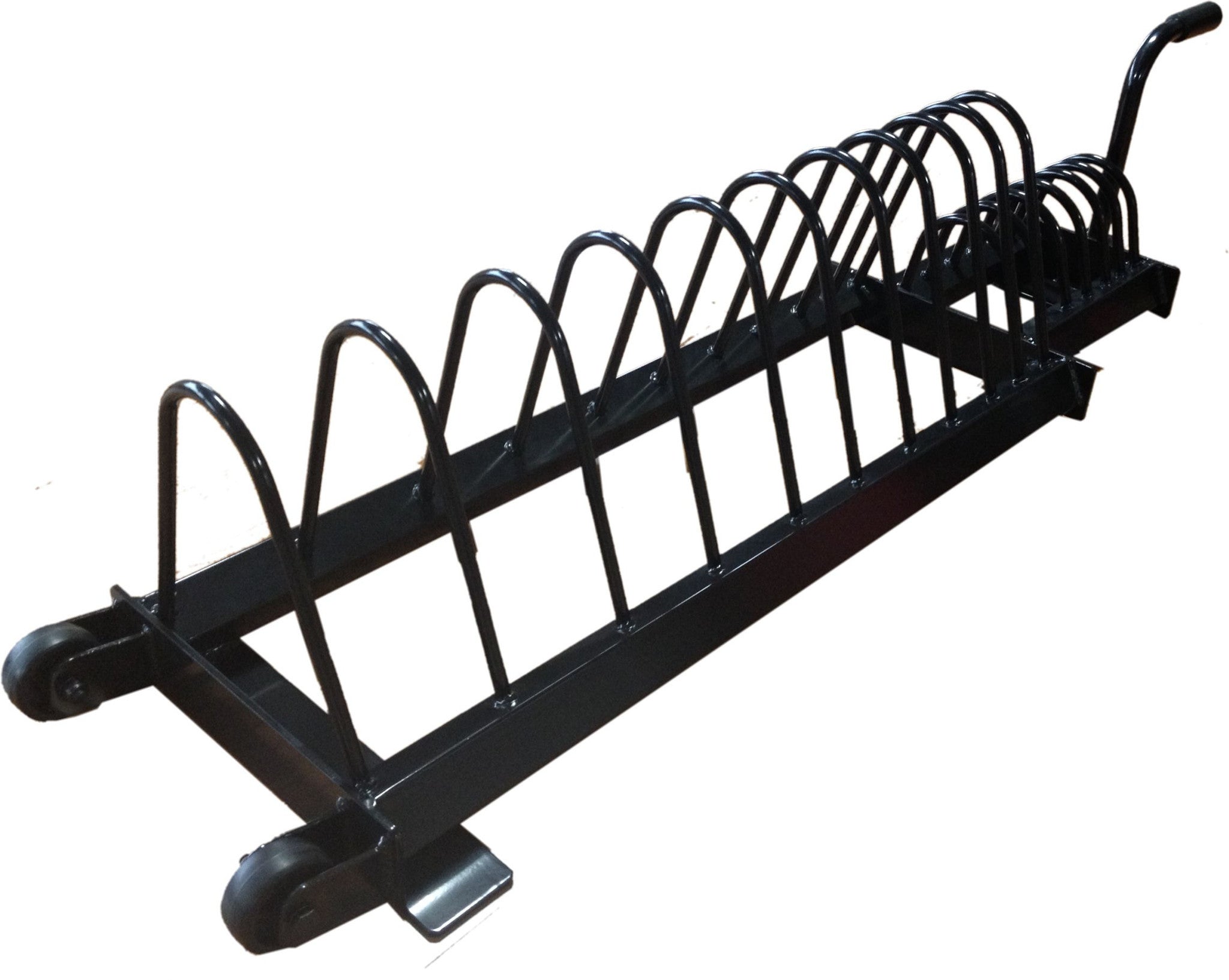 VO3 Bumper Plate Rack - Heavy Duty Olympic Weight Plate Storage Organizer for Home & Commercial Gyms - Perfect for CrossFit, Powerlifting & Weight Training