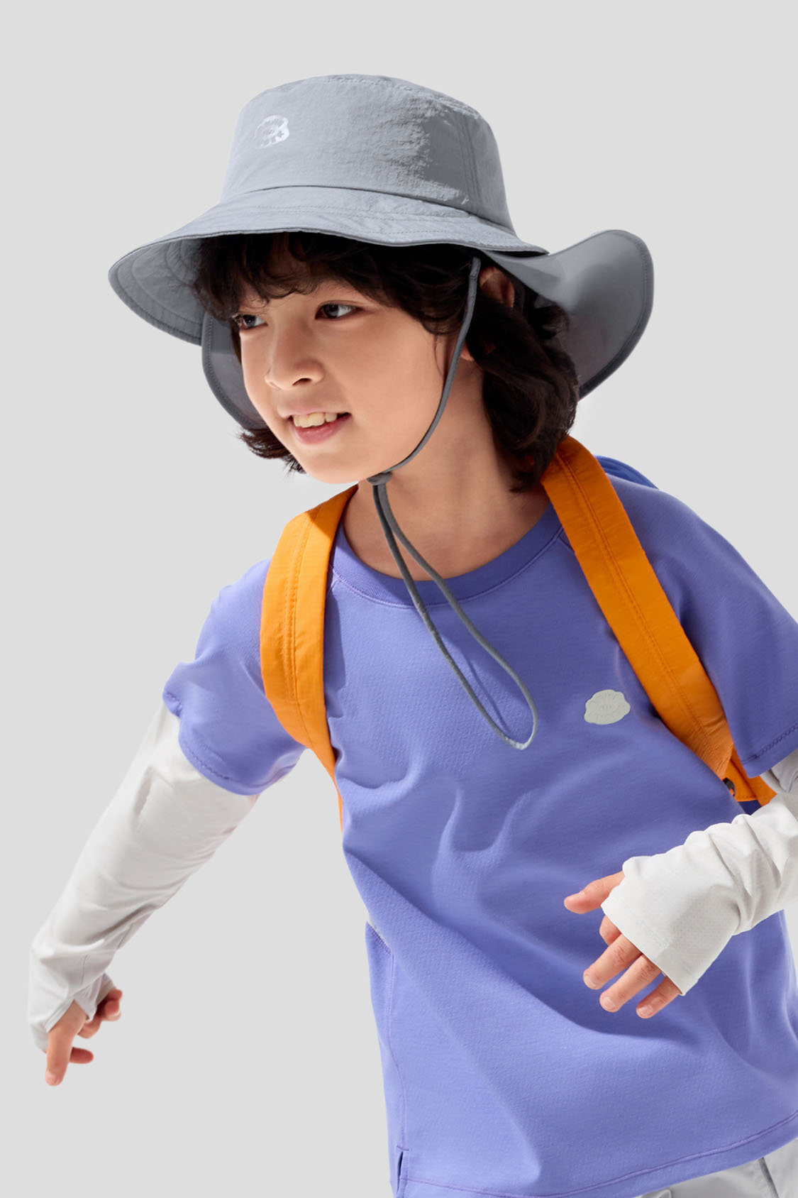 Foldable Kids Sun Hat with UPF50+ UV Protection & Shoulder Cover - Perfect for Beach, Pool, and Outdoor Activities