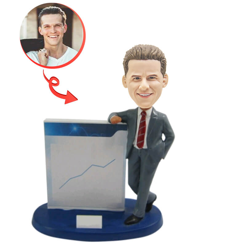 Custom Bobblehead for Marketing Presentations - Personalized Business Gift for Promotions, Events & Branding | Fun & Unique Corporate Giveaway