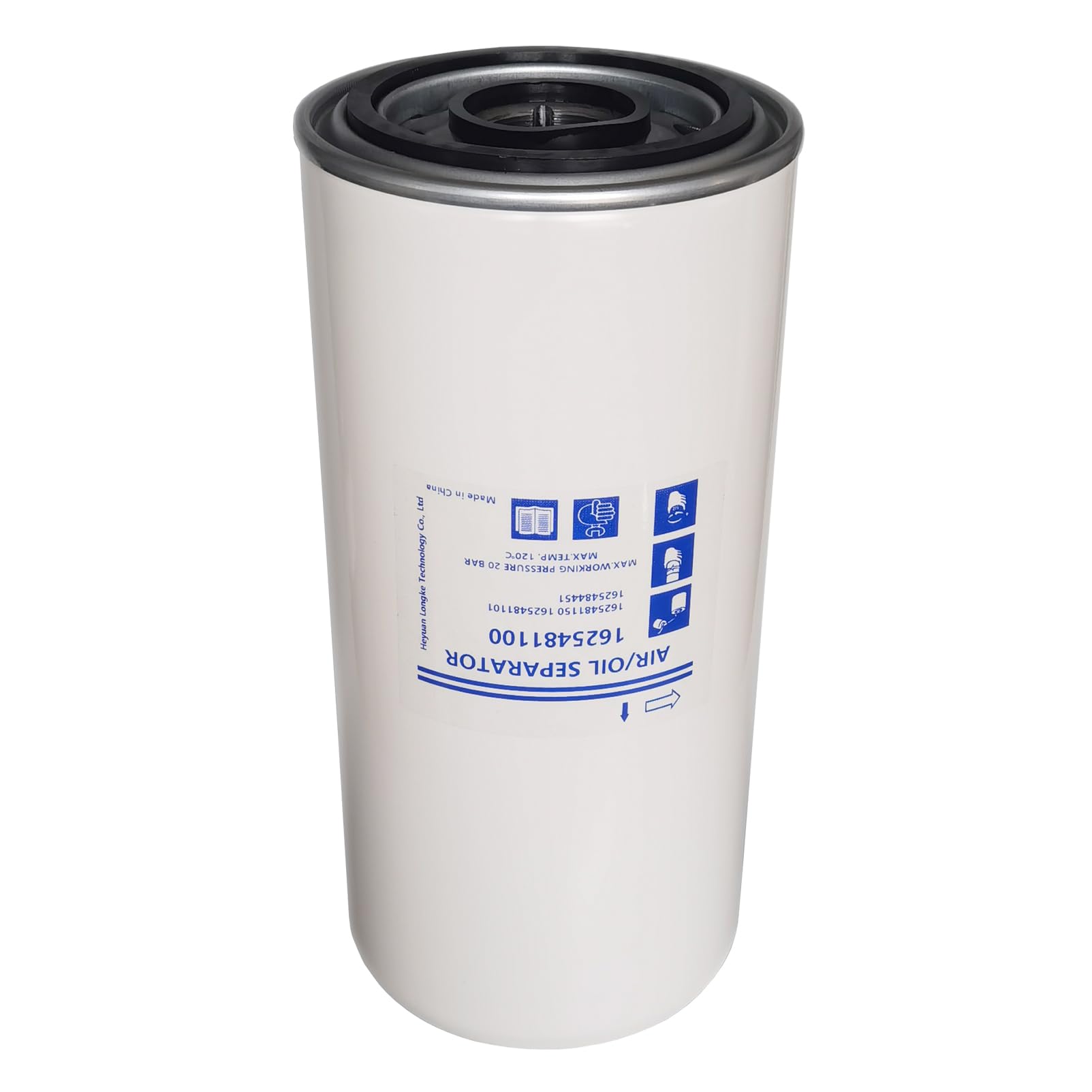 High-Performance Air/Oil Separator Replacement for GA18/22VSD+ Series Air Compressors - Compatible with Models 1625481100, 1625481150, 1625481101, 1625481151 - Ideal for Industrial Air Compressor Maintenance and Oil Filtration Systems