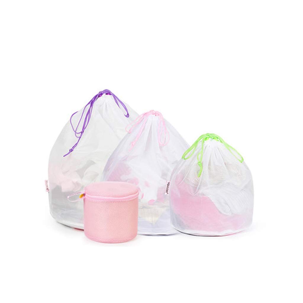 **Extra Thick Drawstring Laundry Bag - Heavy Duty Mesh Wash Bag for Washing Machine, Anti-Deformation & Durable, Large Capacity Laundry Storage (Coarse Mesh, Color A) - Perfect for College Dorms, Travel & Home Use**