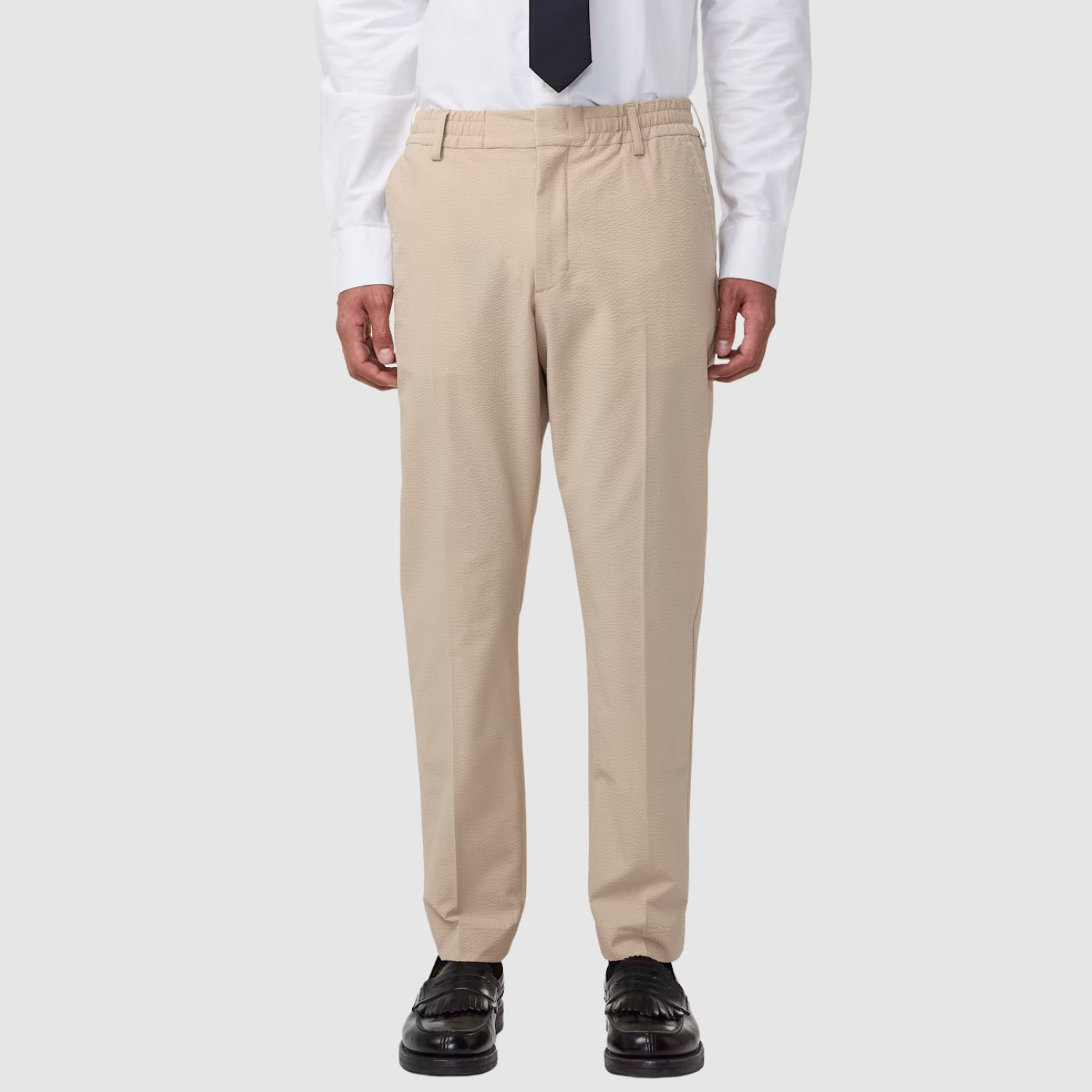 Billie 1924 Seersucker Pants for Women - Vintage-Inspired High Waisted Summer Trousers - Perfect for Beach Vacations, Garden Parties & Casual Outings