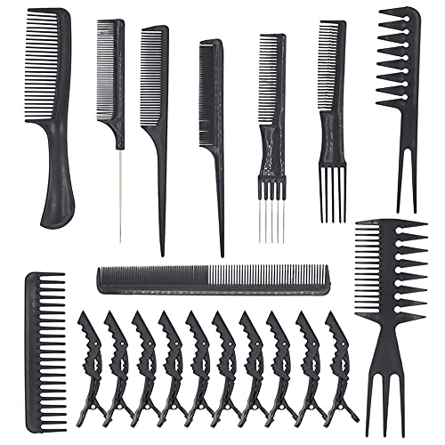 Ankeer 20-Piece Professional Hair Color Mixing Kit with Dye Bowls, Tint Brushes, Hair Clips & Comb - Salon Quality Hair Coloring Tools for DIY & Professional Use at Home or Beauty Salon - Perfect for Balayage, Highlights & Root Touch-Ups