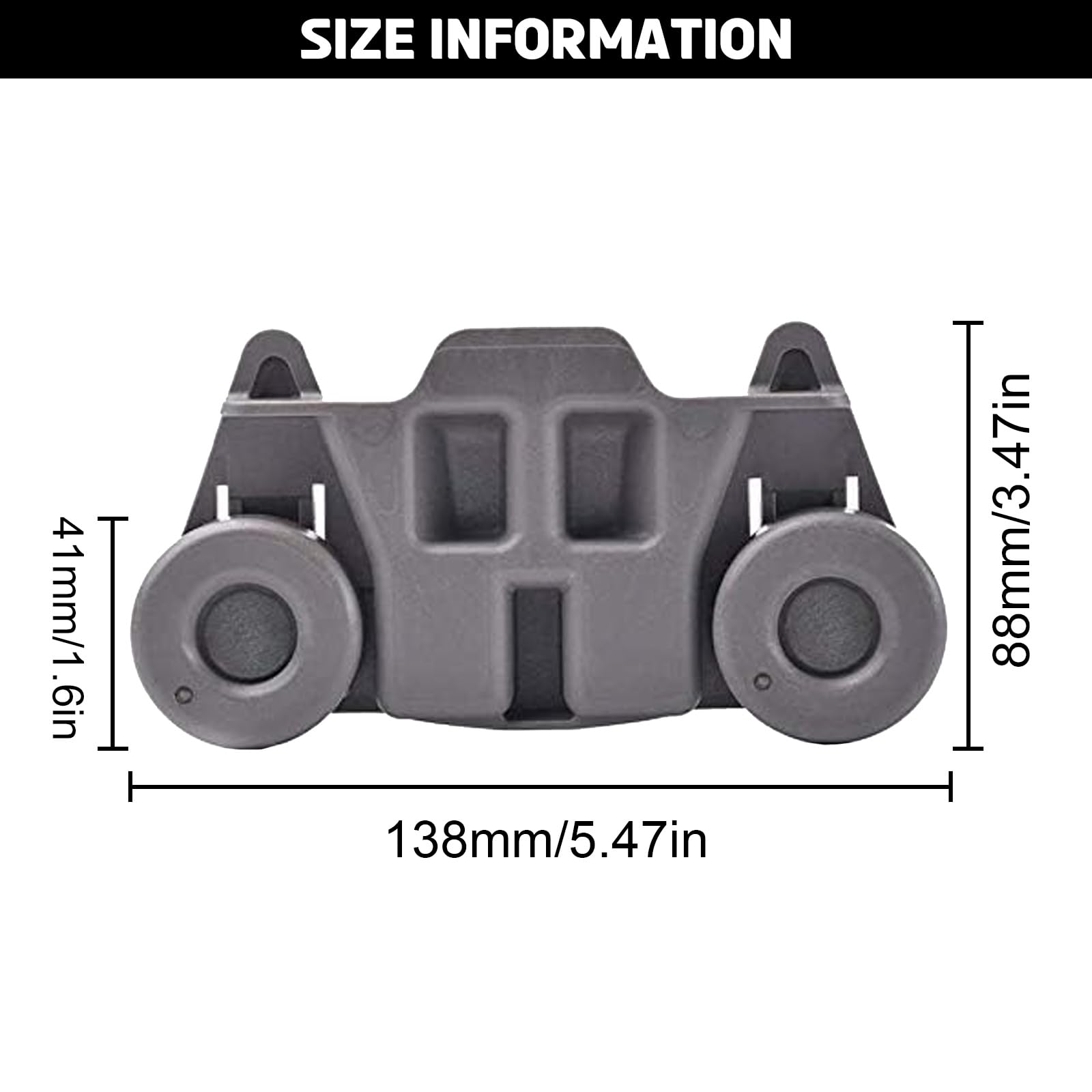 Premium Replacement Dishwasher Wheels (Pack of 4) - Compatible with Kenmore Elite & KitchenAid Dishwashers - Lower Rack Rollers Part# W10195417 - Perfect for Smooth Gliding & Quiet Operation