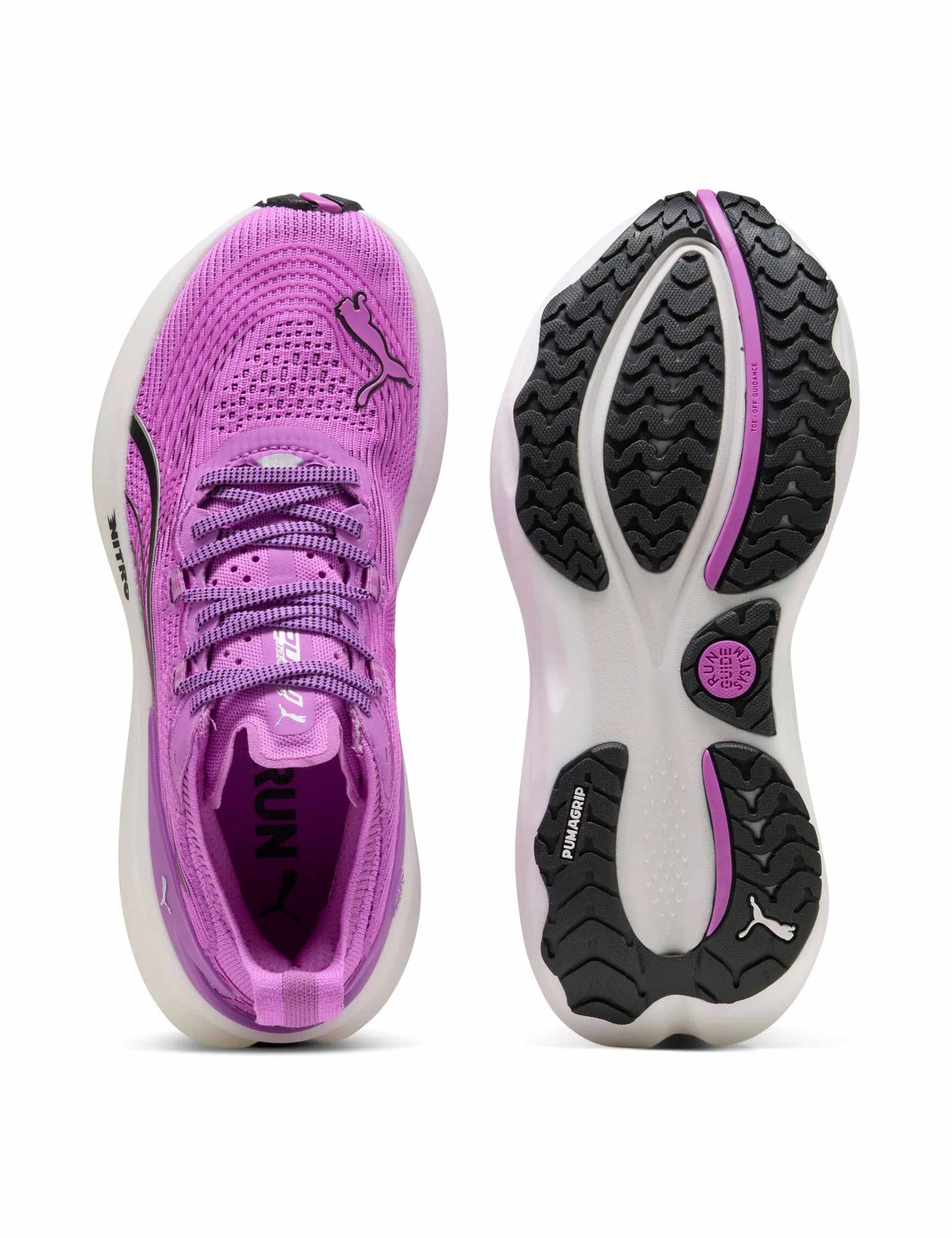 ForeverRun NITRO 2 Running Shoes for Men & Women - Lightweight Cushioned Athletic Sneakers in Pure Magenta/Black - Perfect for Jogging, Gym Workouts & Daily Walking