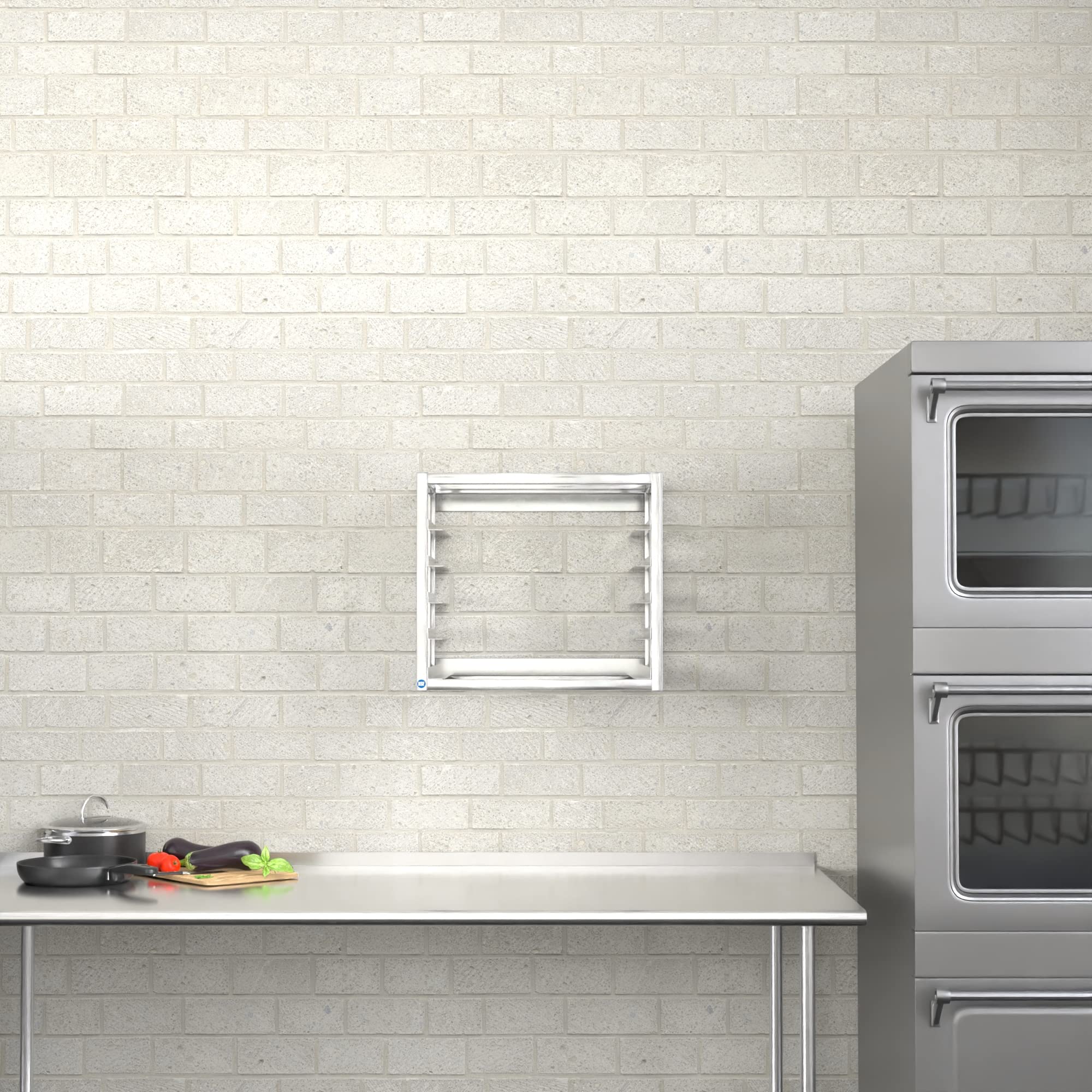 Stainless Steel Wall Mounted Sheet Pan Rack - 21