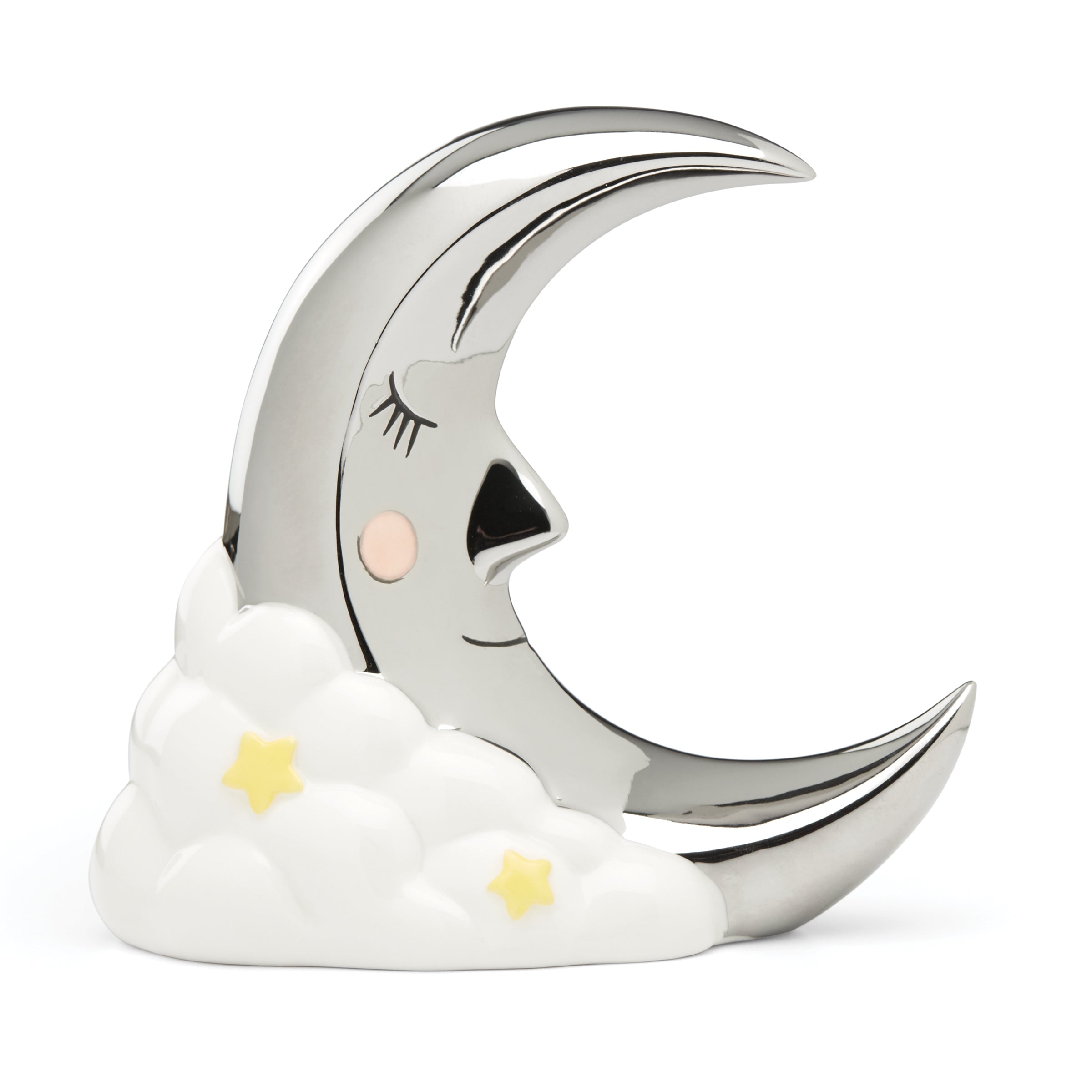 Sweet Dreams Moon Bank - Ceramic Piggy Bank for Kids & Adults | Perfect for Saving Money, Gifts, and Home Decor | Ideal for Bedrooms, Nurseries, and Offices