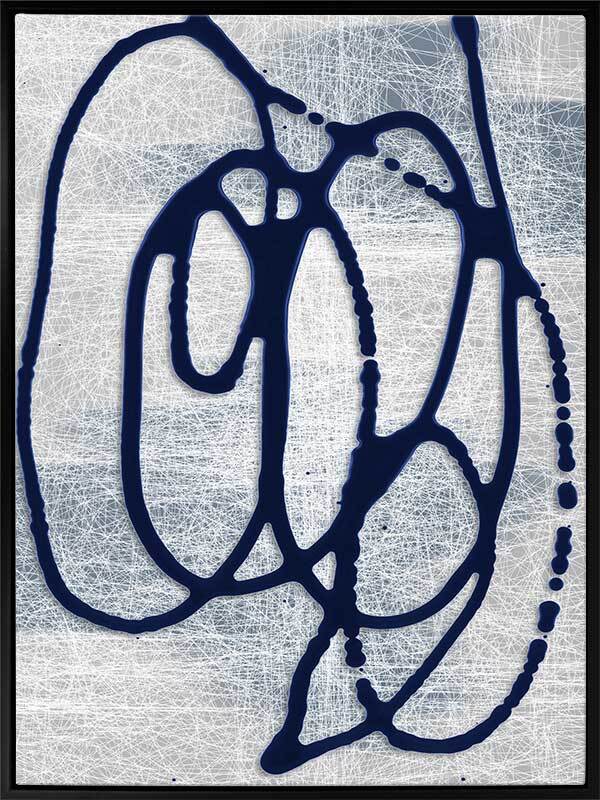 Disparity II Canvas Art Print - Modern Abstract Wall Decor for Living Room, Bedroom & Office - High Quality Gallery Wrapped Ready to Hang
