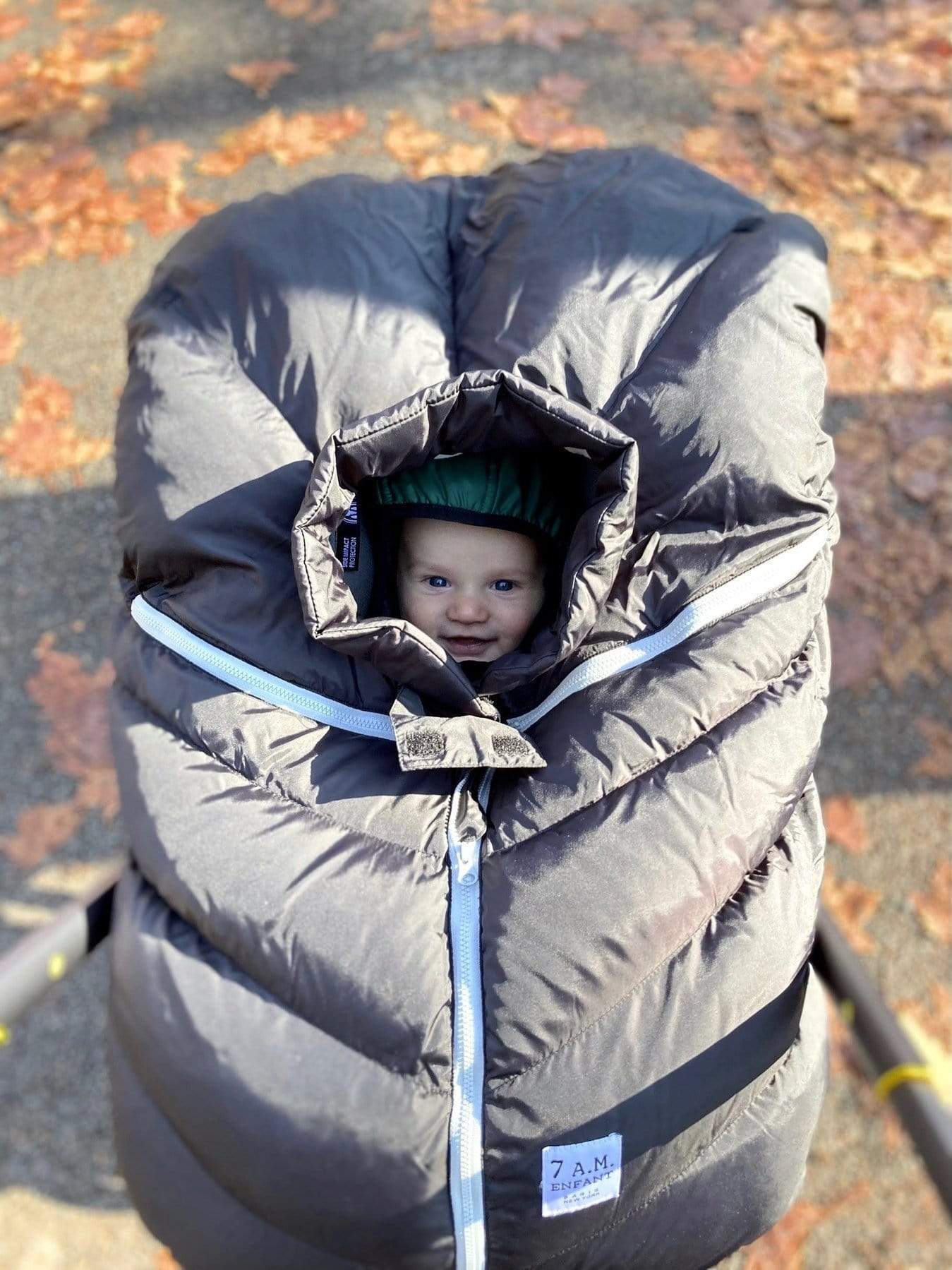 7AM Enfant Baby Car Seat Cocoon for Infants 0-12 Months - Soft & Warm Winter Car Seat Cover for Safe & Cozy Travel