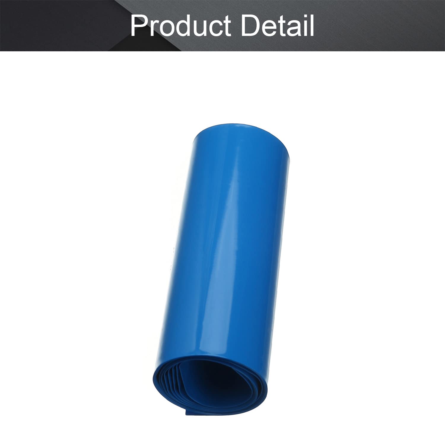 Othmro 3.28Ft Battery Heat Shrink Tubing Kit - 3.35inch Wide PVC Insulation Shrink Wrap Tube for 18650 Batteries (4-Pack, Power Blue) | DIY Battery Repair, Electronics Protection & Industrial Wiring Solutions