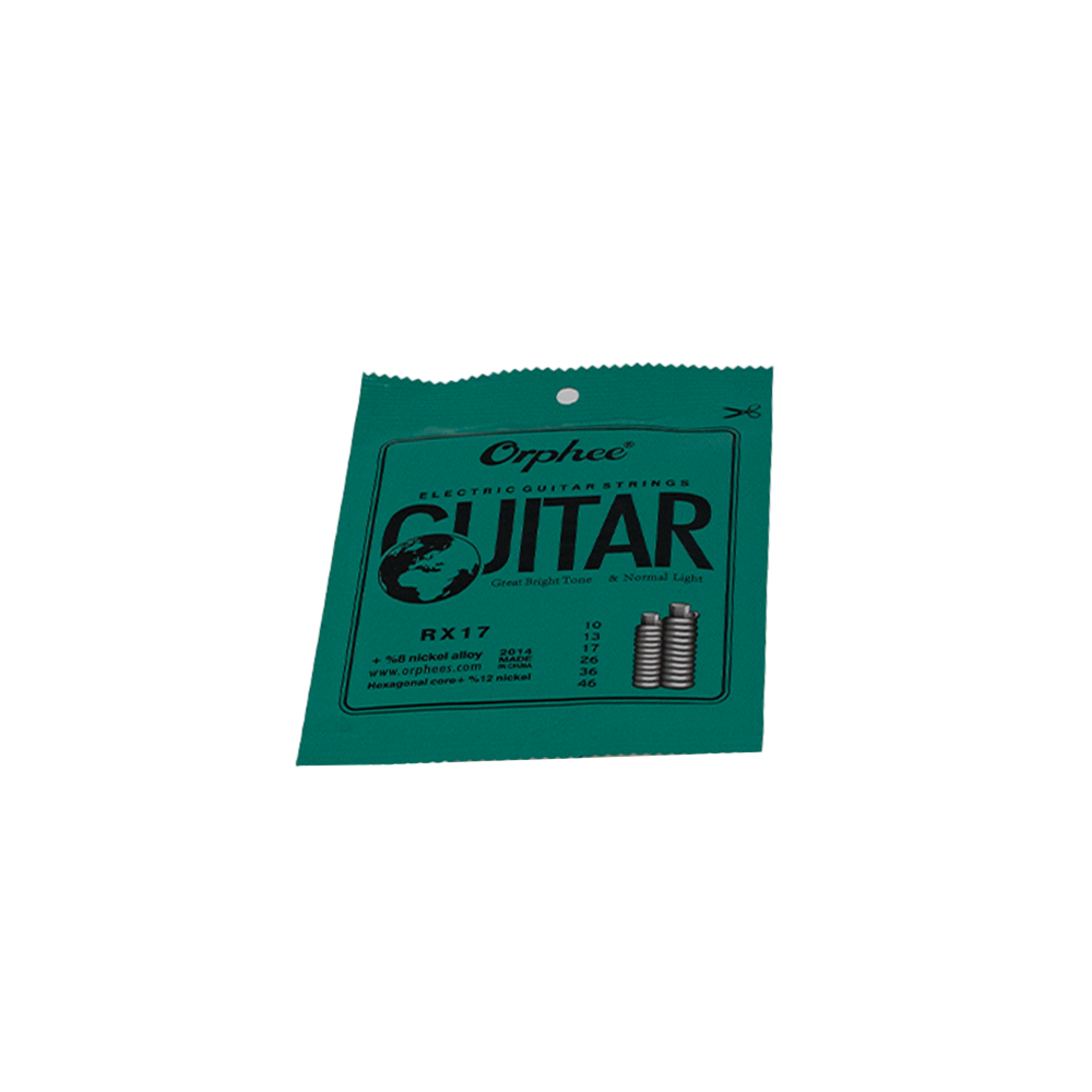 Orphee 0.010 to 0.046 Light Gauge Electric Guitar Strings Set - Premium Nickel Wound for Smooth Playability & Bright Tone - Perfect for Rock, Blues & Jazz Performances