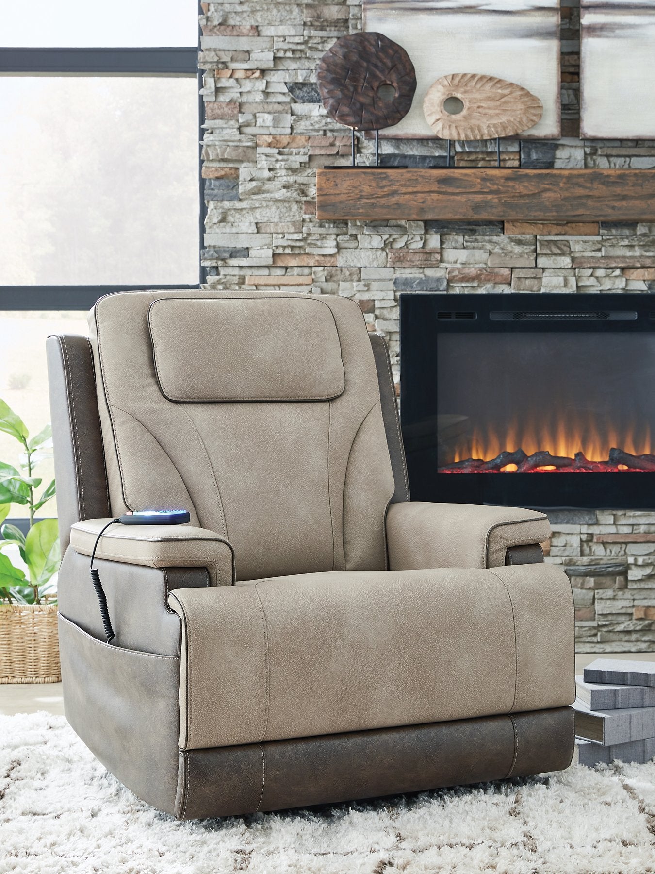 4Z Power Lift Recliner Chair for Elderly - Electric Massage Recliner with Heat & USB Charging - Perfect for Living Room, Bedroom & Home Theater Relaxation