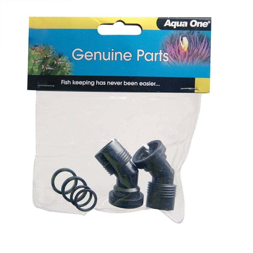 Aqua One Tap Elbow Connector CF1000/1200 VA650/750 - High-Quality Replacement Fitting for Aquarium Canister Filters - Perfect for Water Change & Filter Maintenance