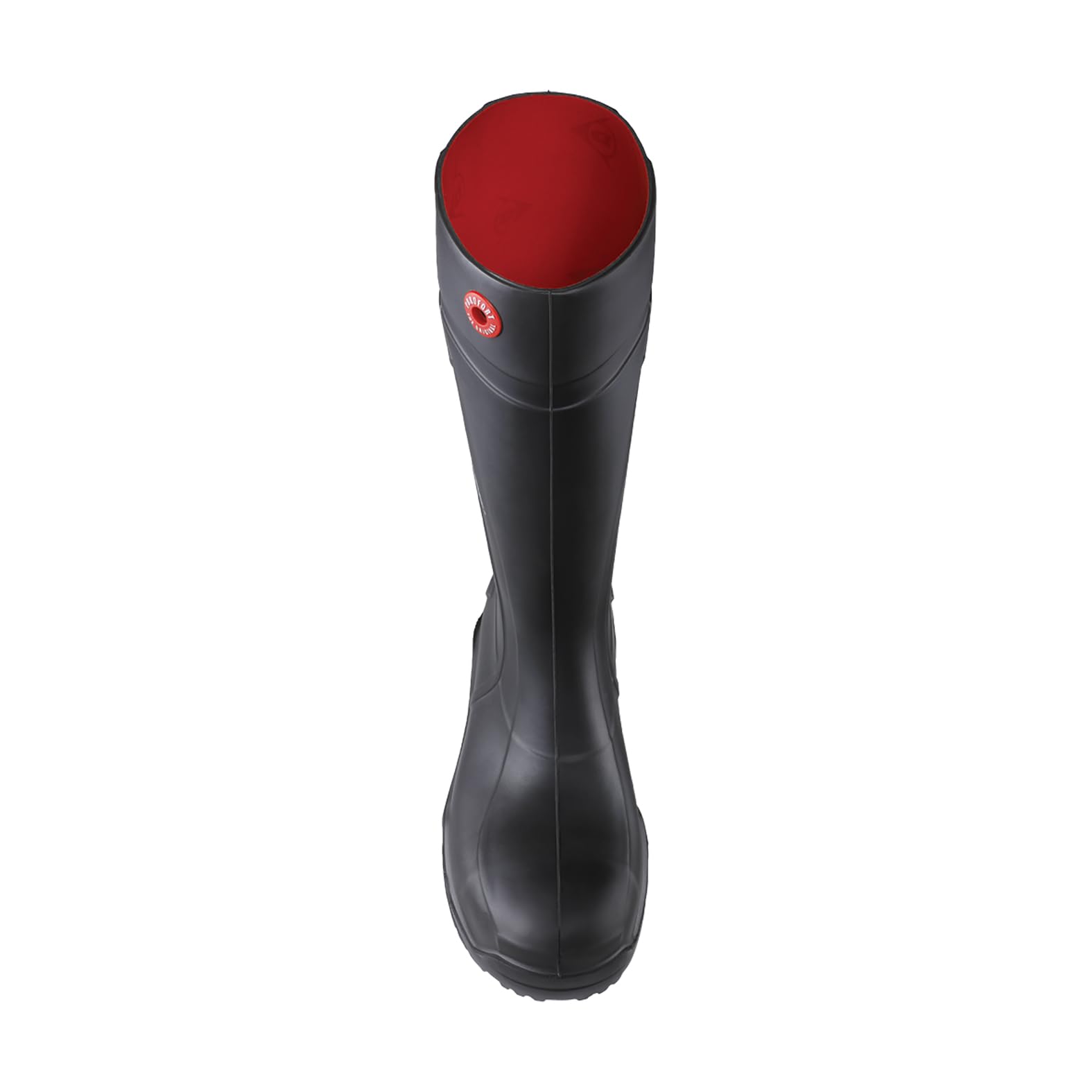 Dunlop Unisex Purofort+ Full Safety Wellington Boots - Waterproof, Slip-Resistant, Durable - Black - Size UK 8 / EU 42 - Ideal for Farming, Fishing, Construction & Outdoor Work