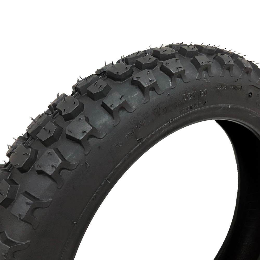MMG 3.00-12 Dirt Bike Tire with Tube - P75 Rated Off-Road Motorcycle Tires for Trail Riding, Motocross & Adventure Biking
