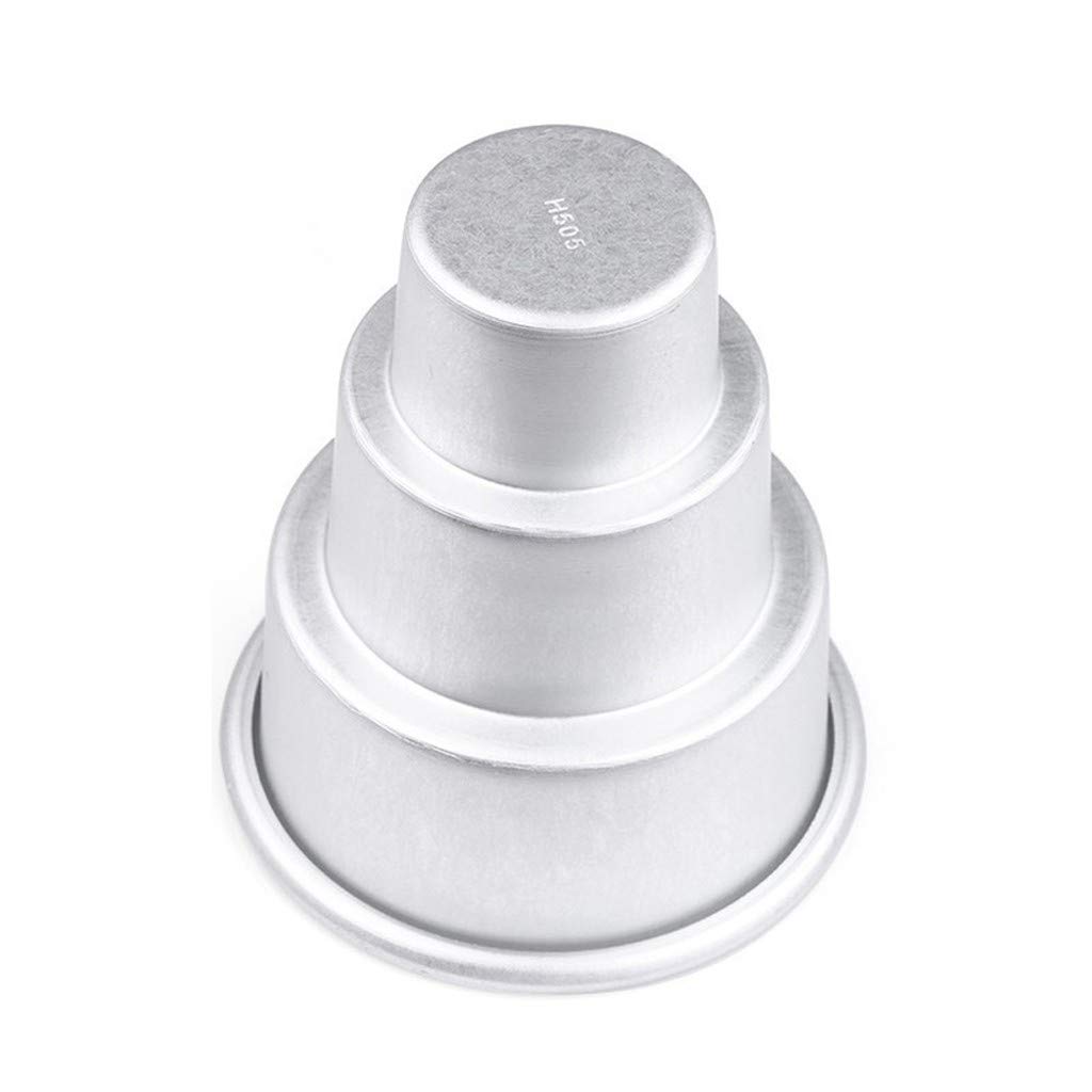 3-Tier Mini Muffin Pan - Metal Cake Decorating Mold for Cupcakes, Christmas Baking | Non-Stick Silver Baking Tools for Home & Professional Use