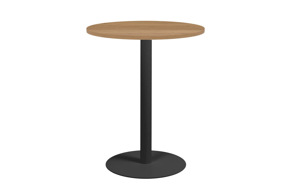 Sapphire Disc Base Tall Round Bar Counter Table - 24 Inch Height, Modern Kitchen Island Stool for Dining & Entertaining - Perfect for Home Bars, Restaurants & Cafes