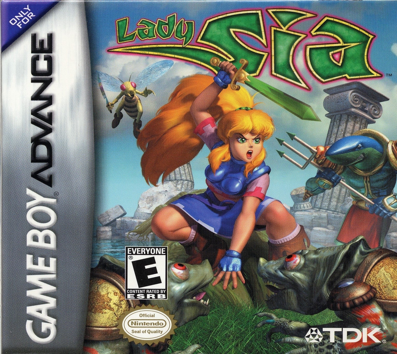 Used Lady Sia Game Boy Advance Video Games - Retro Gaming Collectible for GBA Enthusiasts - Perfect for Nostalgic Play & Collection