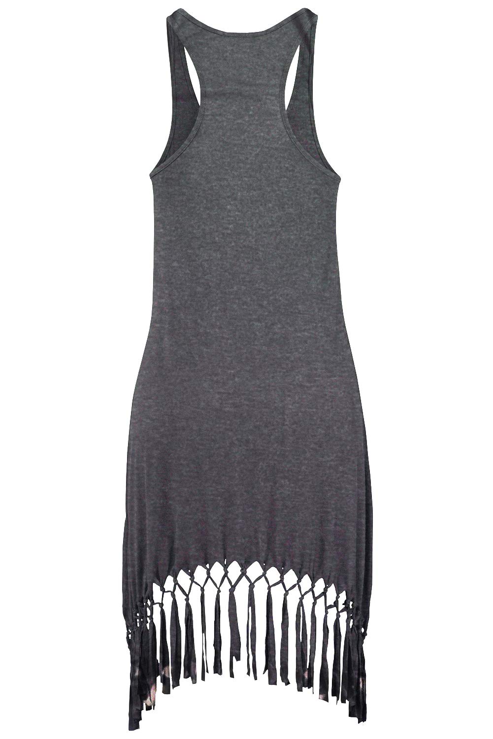 Pinziko Women's Summer Swimsuit Cover Up - Beach Dress with Fringe, Bathing Suit Cover, Vacation Outfit for Pool, Beach Party, and Tropical Getaways