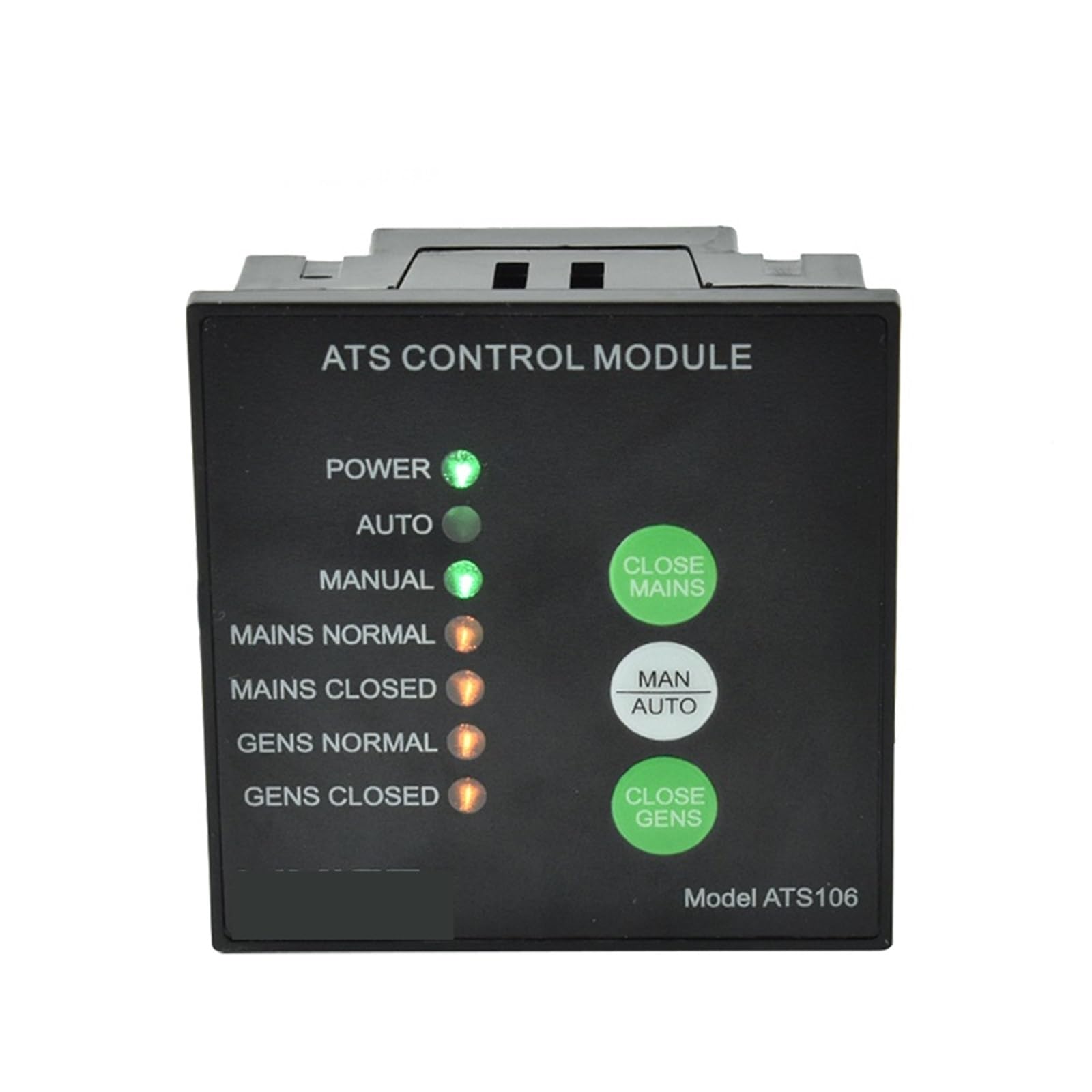 ATS106 Automatic Transfer Switch Controller Module - Diesel Generator Control Board Panel for Genset Parts | Backup Power Supply for Home & Industrial Use