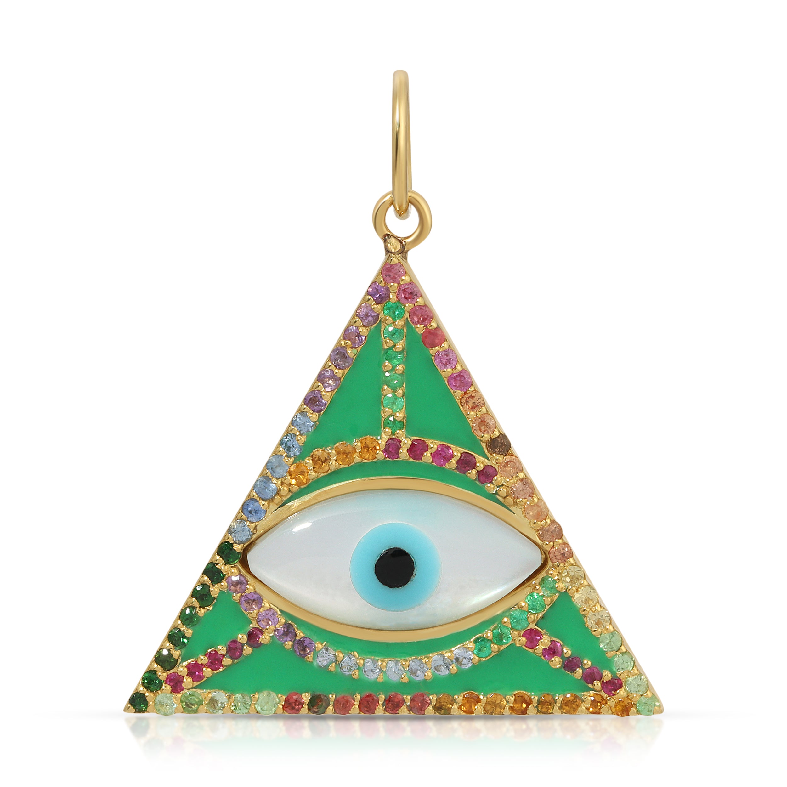 Evil Eye Pendant Necklace for Women - Protection Amulet Jewelry for Good Luck & Positive Energy - Perfect for Everyday Wear, Gifts & Spiritual Healing