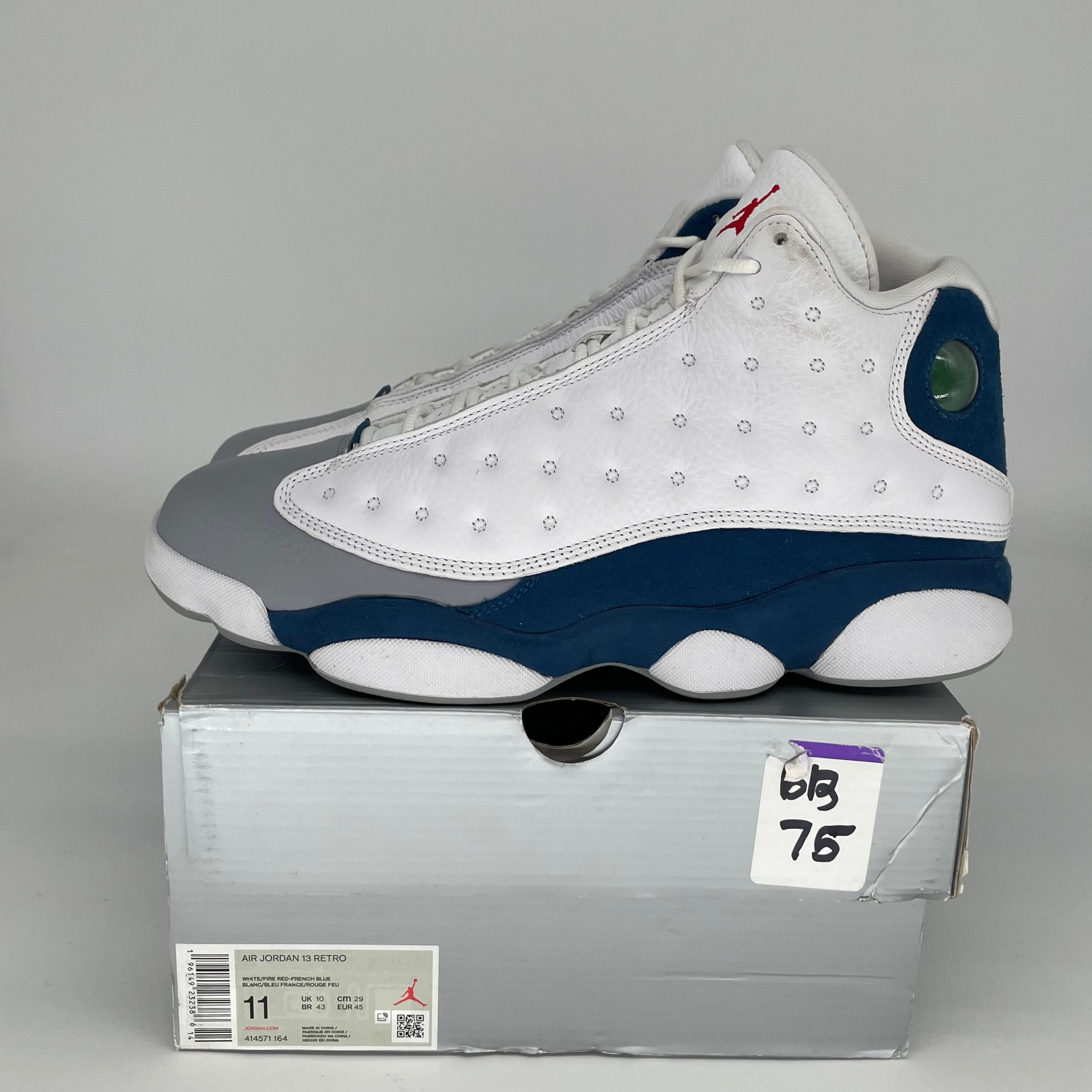 Air Jordan 13 Retro 'French Blue' Men's Basketball Shoes Size 11 - Official 414571-164 | Perfect for Court Performance & Streetwear Fashion