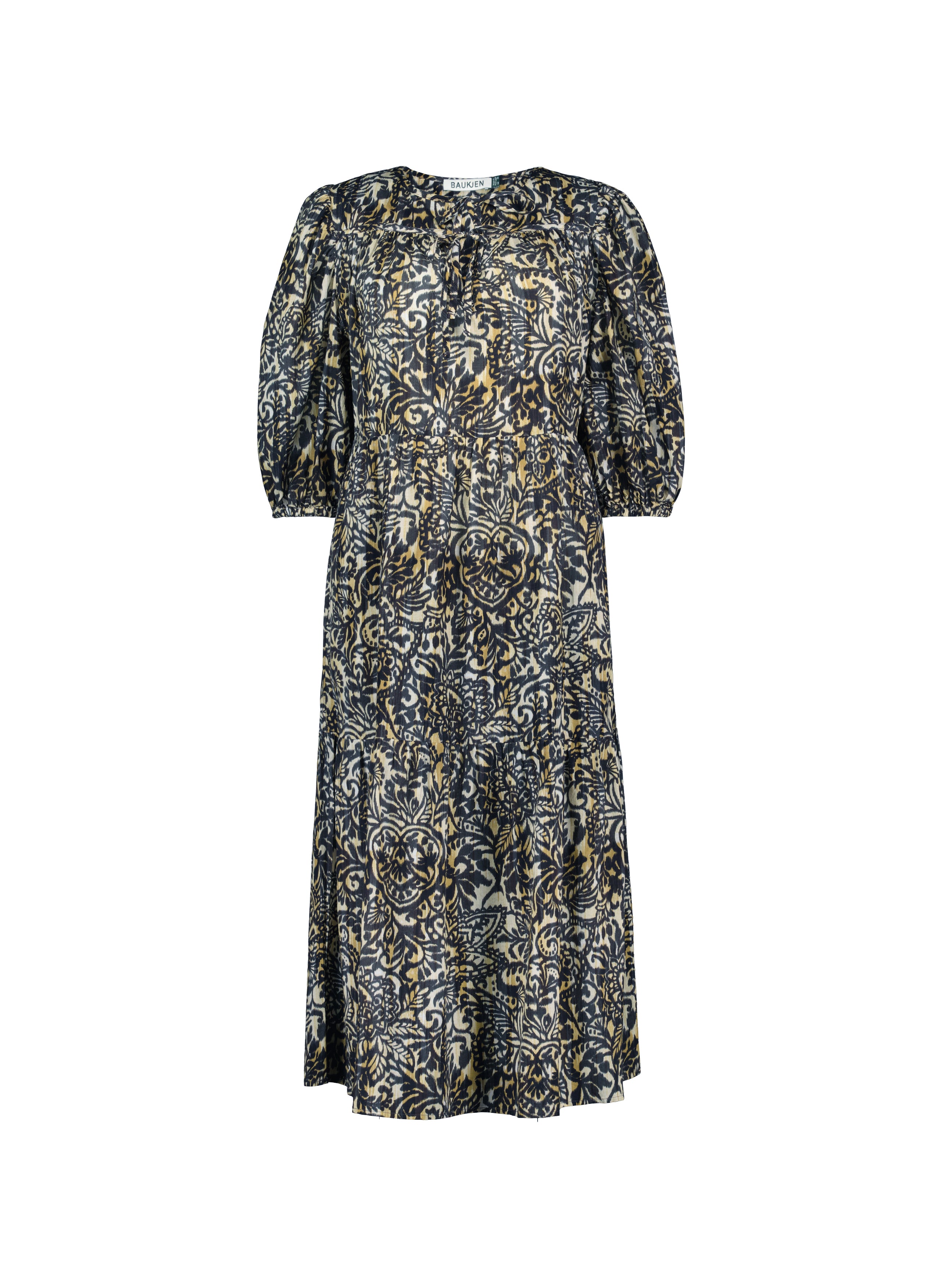 Mathilda Organic Cotton Kaftan Dress - Women's Boho Maxi Dress for Beach, Vacation & Summer | Lightweight & Comfortable