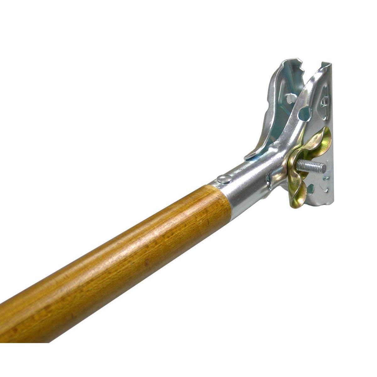 Weiler 75130 54-Inch Commercial Wet Mop Handle - Heavy Duty Jaw Style Replacement Handle for Floor Cleaning (Pack of 12) - Perfect for Janitorial Services, Schools, Hospitals & Restaurant Maintenance
