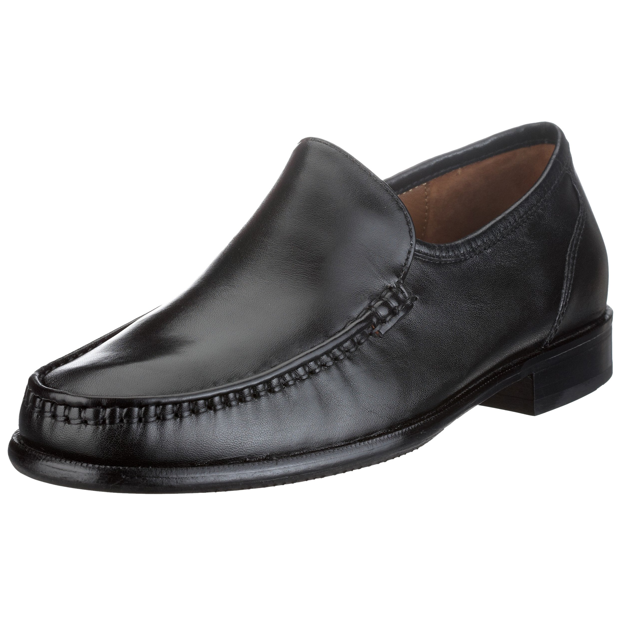 Sioux Men's Genuine Leather Moccasins - Soft Sole Comfortable Slip-On Shoes for Indoor/Outdoor Wear - Perfect for Casual, Lounge & Home Use