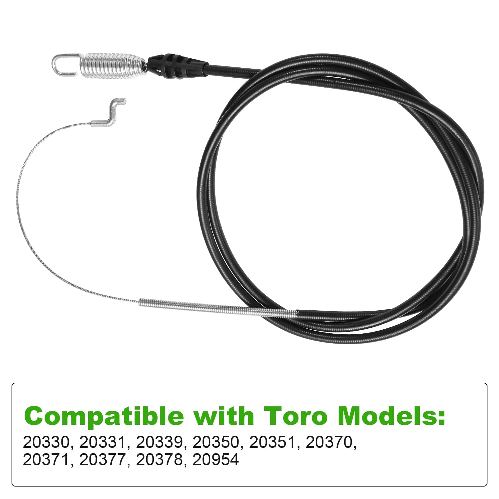 Toro Lawn Mower Traction Cable Replacement 119-2379 - Compatible with Toro 20330, 20331, 20339, 20350, 20351, 20370, 20371, 20377, 20378, 290-945, 20954 - Durable Drive Cable for Smooth Lawn Mowing & Yard Maintenance