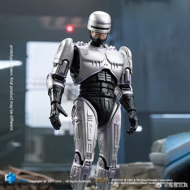 Pre-Order Hiya Toys 6-inch 1/12 Scale RoboCop Action Figure - Highly Detailed Super Series Collectible for Display & Diorama Scenes