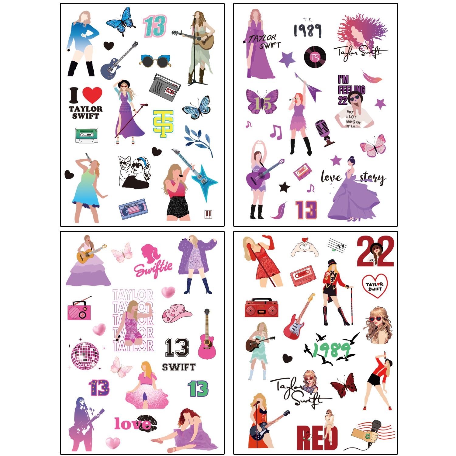 2025 Swift Piano Wall Calendar - Elegant Music Themed Planner for Piano Enthusiasts with 4 Bonus Tattoo Stickers (Black) | Perfect for Home, Office & Music Studio Decor