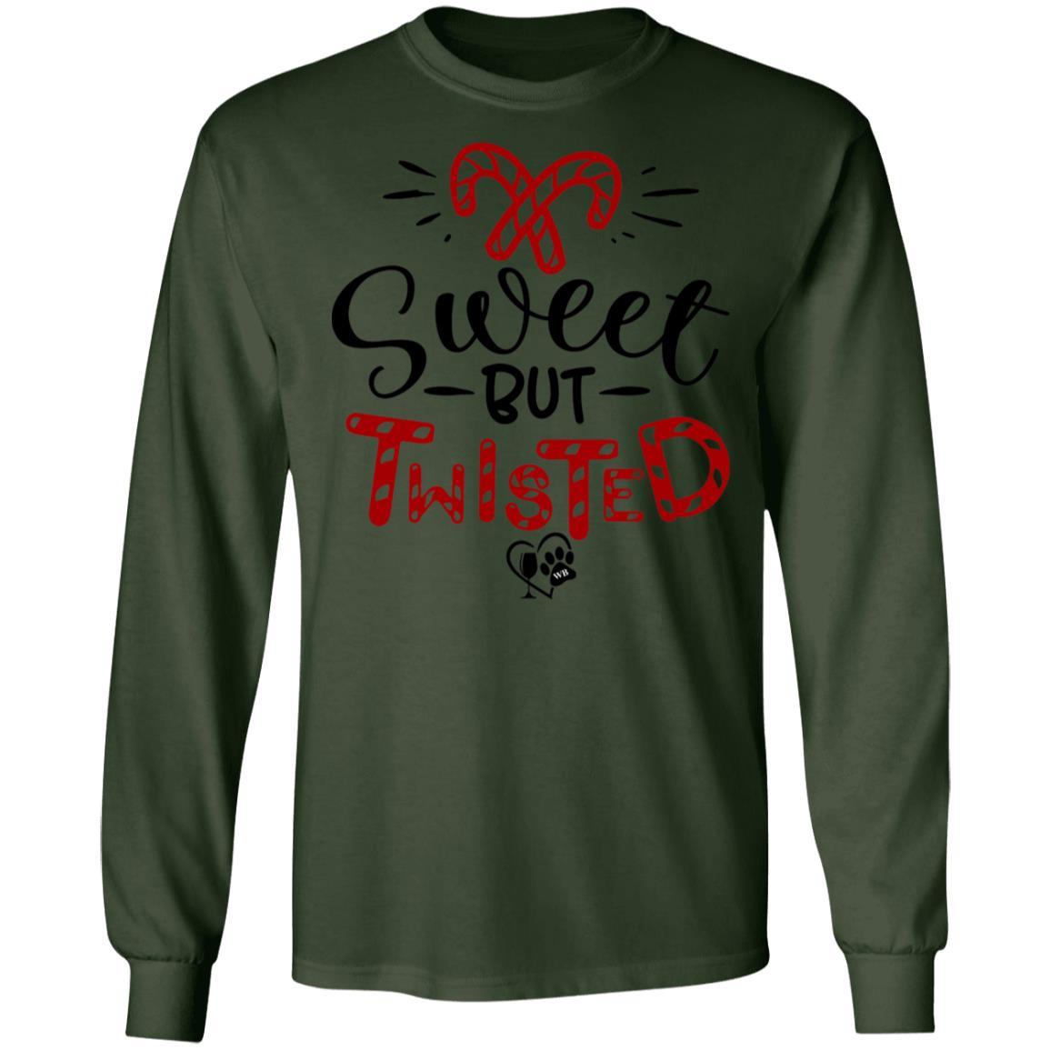 Sweet But Twisted Long Sleeve Ultra Cotton T-Shirt | WineyBitches.Co | Comfortable & Stylish Women's Top for Casual Wear, Parties & Gifts