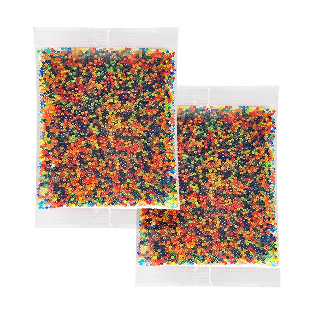 Gel Blaster Ammo Refill - 7-8mm Water Gel Balls for Splatter Ball Guns (20K/50K/100K Pack) | Non-Toxic, Biodegradable Gel Bullets | Perfect for Outdoor Target Shooting, Backyard Battles & Team Combat Games