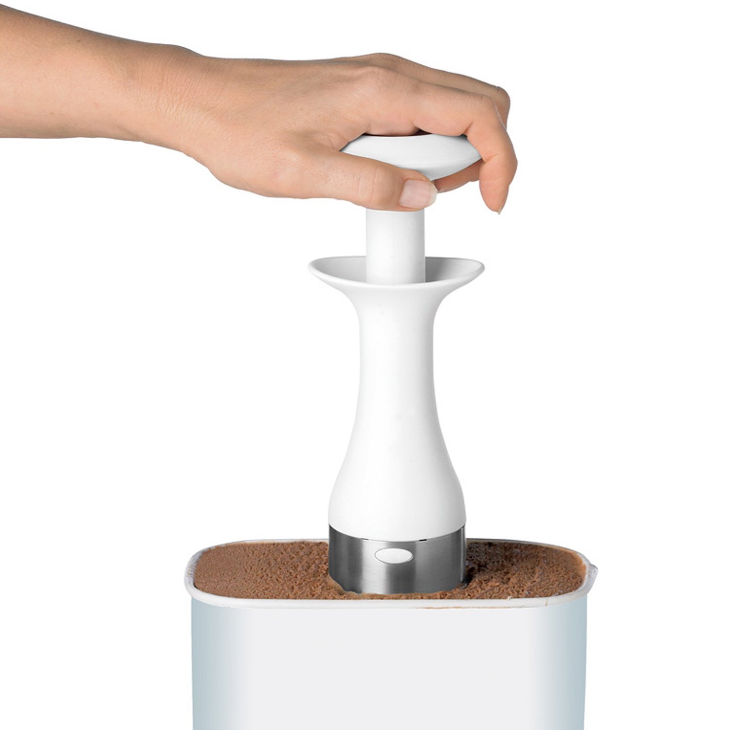 Premium Cuisipro Ice Cream Scoop & Stack Set - Stainless Steel Ice Cream Scooper with Comfort Grip - Perfect for Serving Gelato, Sorbet & Frozen Desserts at Parties, Restaurants & Home Use