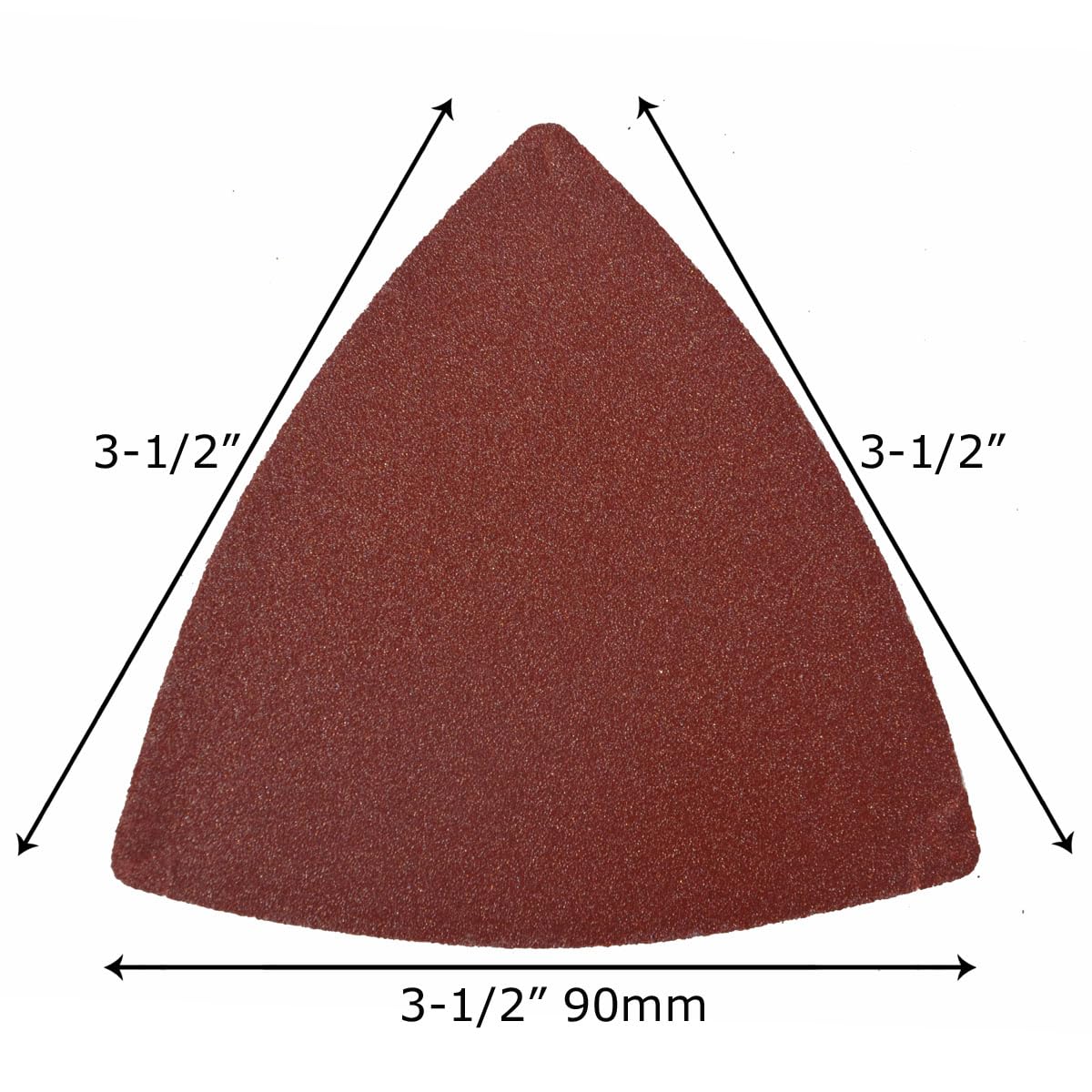 XXGO 100-Pack 240 Grit 3.5 Inch (90mm) Triangular Hook & Loop Sandpaper for Wood Sanding - Compatible with Oscillating Multi Tools - Perfect for DIY Projects, Furniture Refinishing & Home Renovations