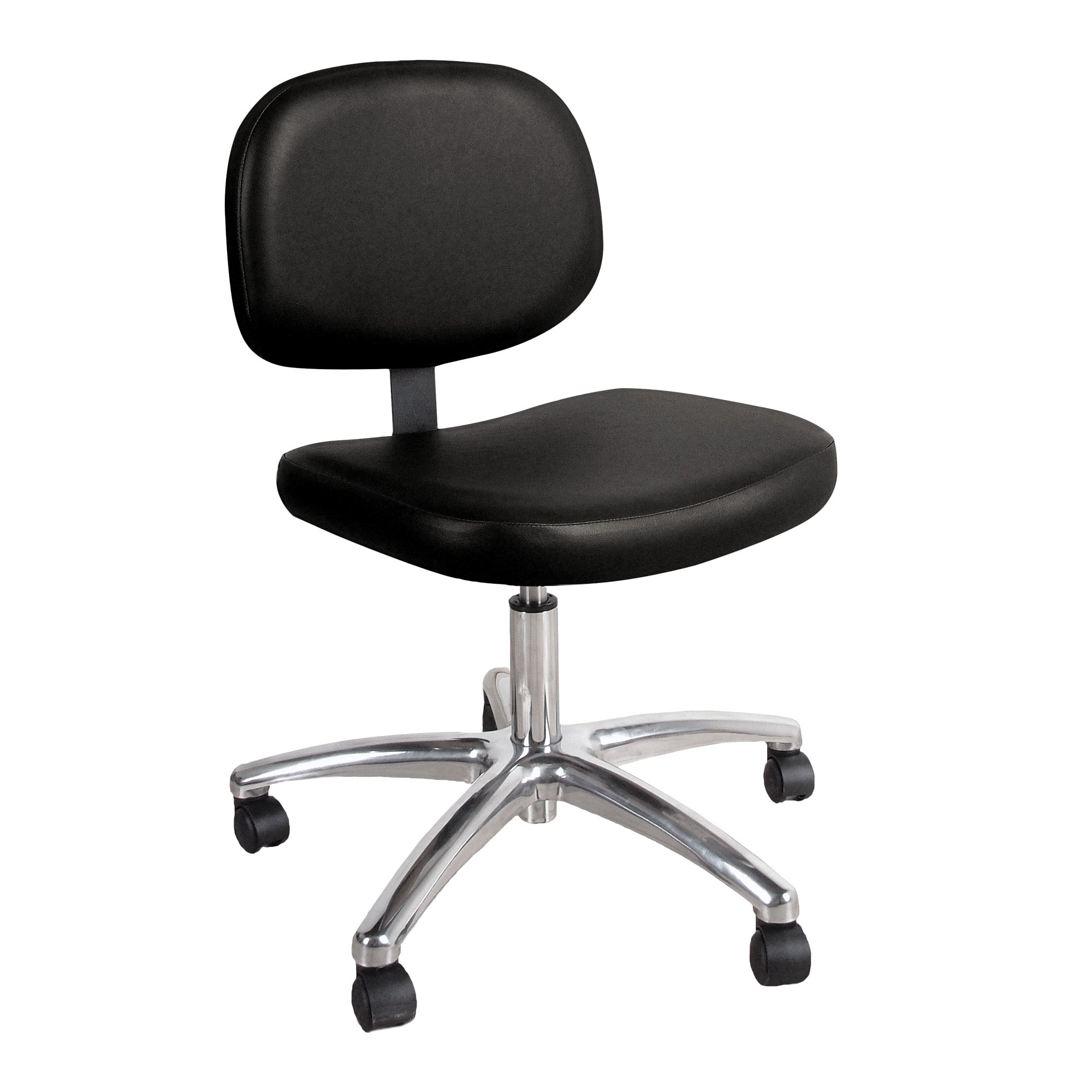 Professional Adjustable Manicure Stool with Wheels - Ergonomic Salon Pedicure Chair for Nail Technicians - Perfect for Home & Spa Use