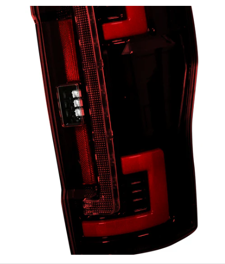 Ford Super Duty 2020-2022 F250 F350 F450 F550 LED Tail Lights - Red OLED Replacement for OEM Halogen - Perfect for Off-Roading & Night Driving