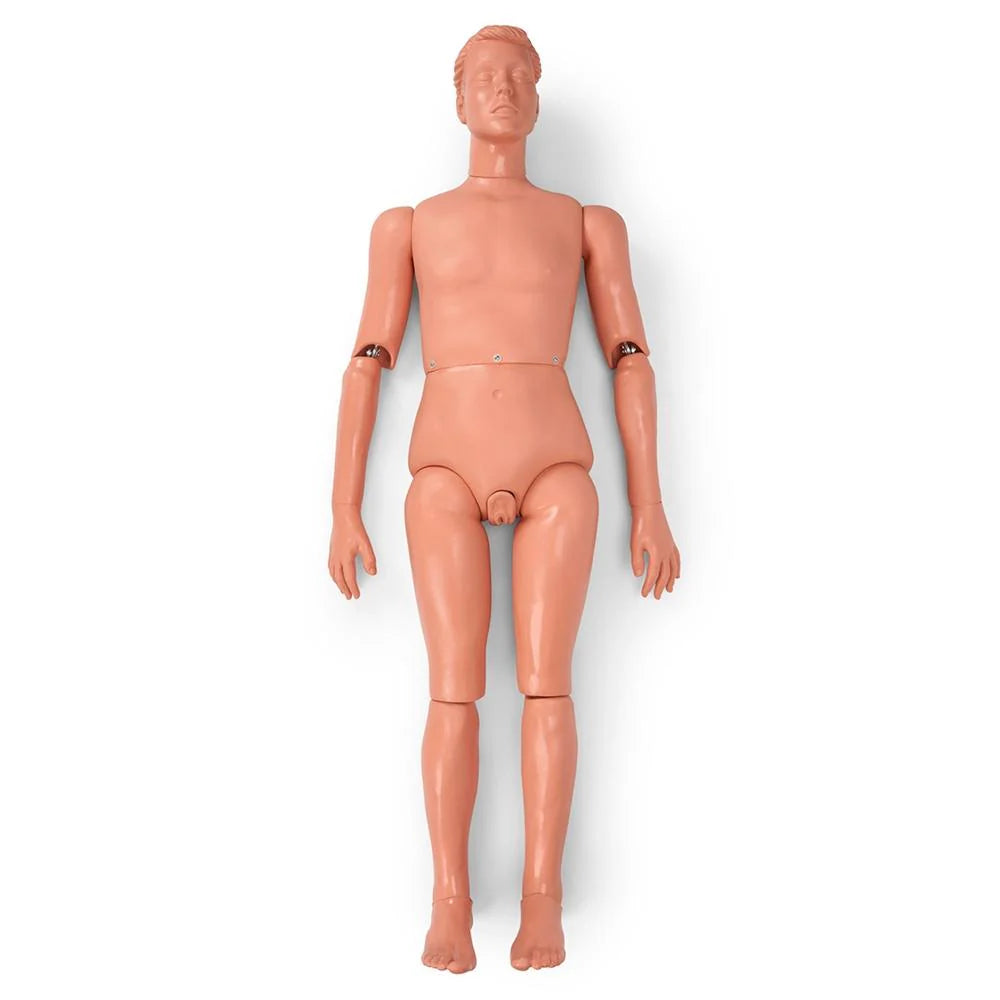 High-Quality Patient Care Training Manikin - Light Skin Tone | CPR & First Aid Practice for Nursing & Medical Students | Ideal for Healthcare Education & Emergency Training