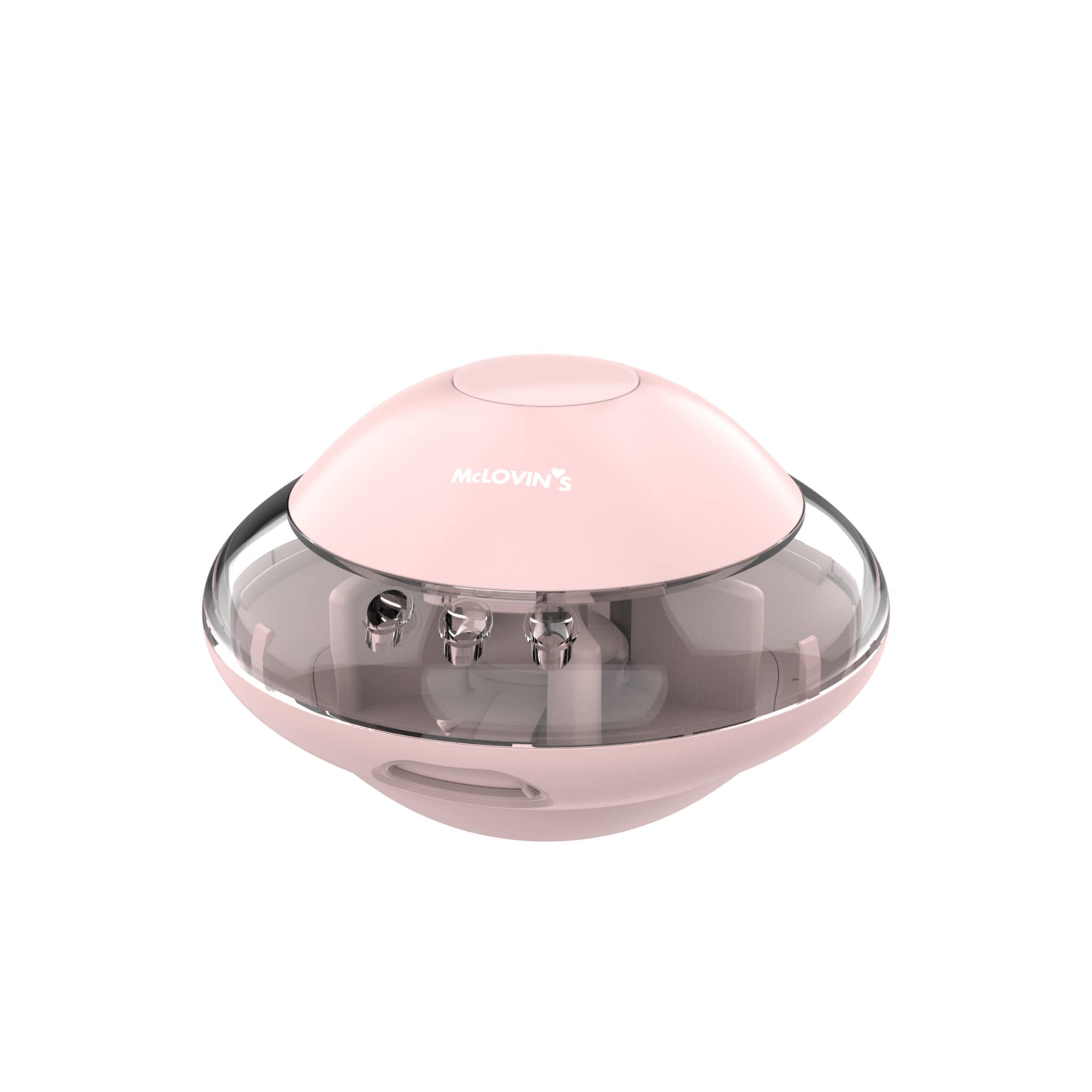 McLovin’s UFO Interactive Dog Puzzle Toy - BPA Free Treat Dispensing Dog Toy for Mental Stimulation | Slow Feeder Alternative | Fun Training & Enrichment for Small & Medium Dogs (Pink) | Perfect for Boredom Relief & Mealtime Challenges