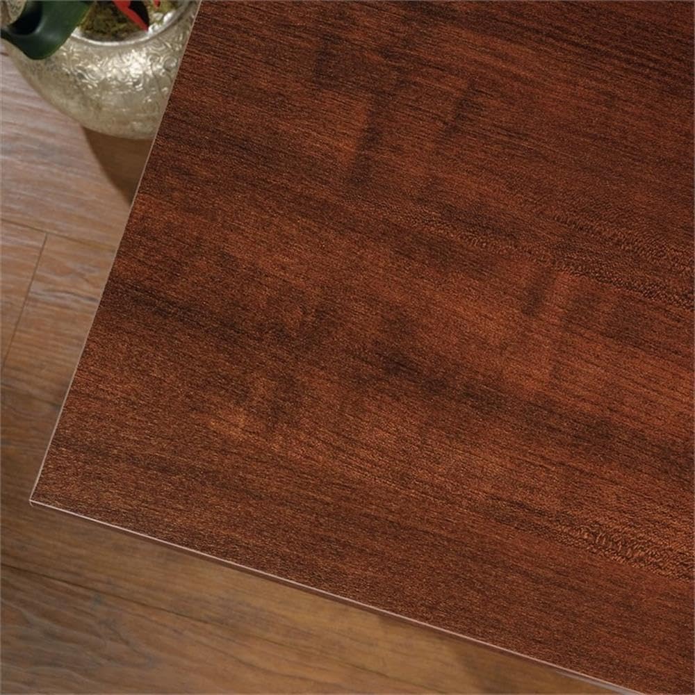 Home Square 2-Piece Office Set with Computer Desk & File Cabinet in Cherry Finish - Perfect for Home Office, Study Room or Small Workspace