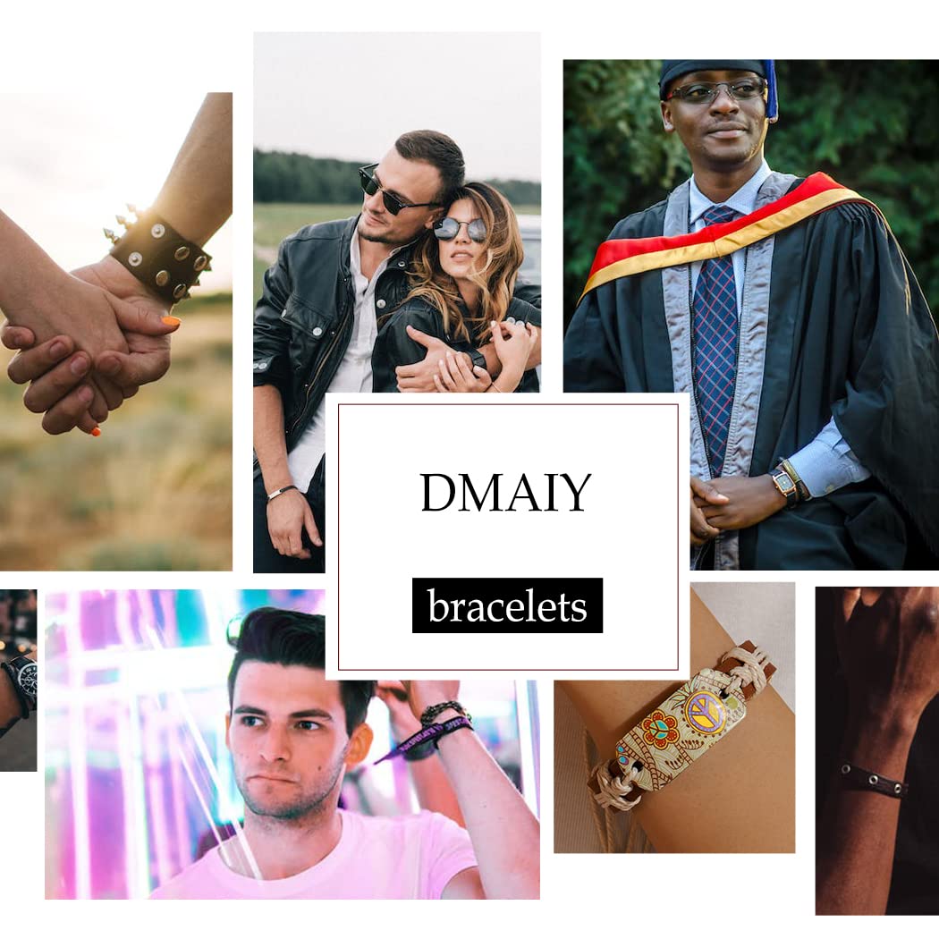 Braided Leather Beaded Bracelet for Women & Men - Stackable Black Music Bracelet - Perfect for Concerts, Festivals, and Everyday Boho Style
